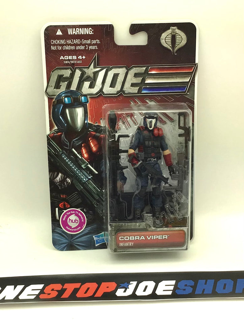 2011 30TH ANNIVERSARY G.I. JOE COBRA VIPER V28 INFANTRY NEW SEALED