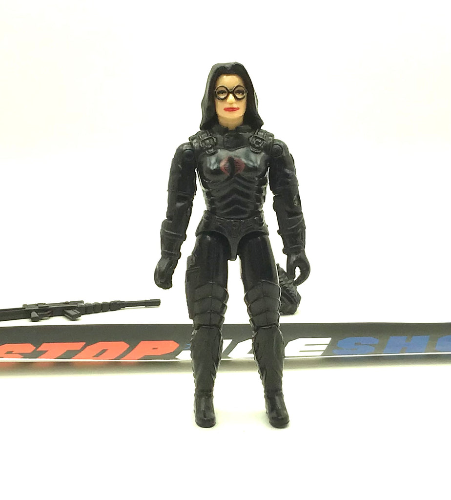 1988 FUNSKOOL INDIA COBRA BARONESS INTELLIGENCE OFFICER LOOSE NEAR COMPLETE MISSING STAND