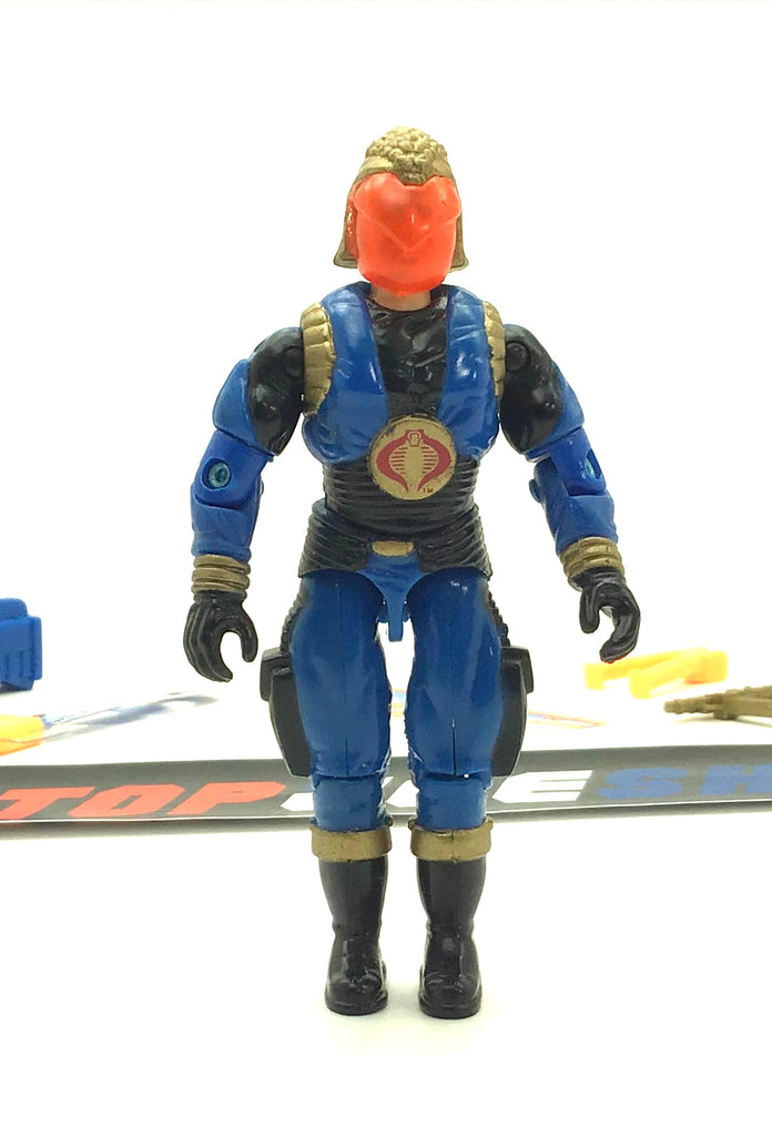 1991 VINTAGE ARAH G.I. JOE COBRA COMMANDER V4 COBRA ENEMY LEADER LOOSE 100% COMPLETE (a)