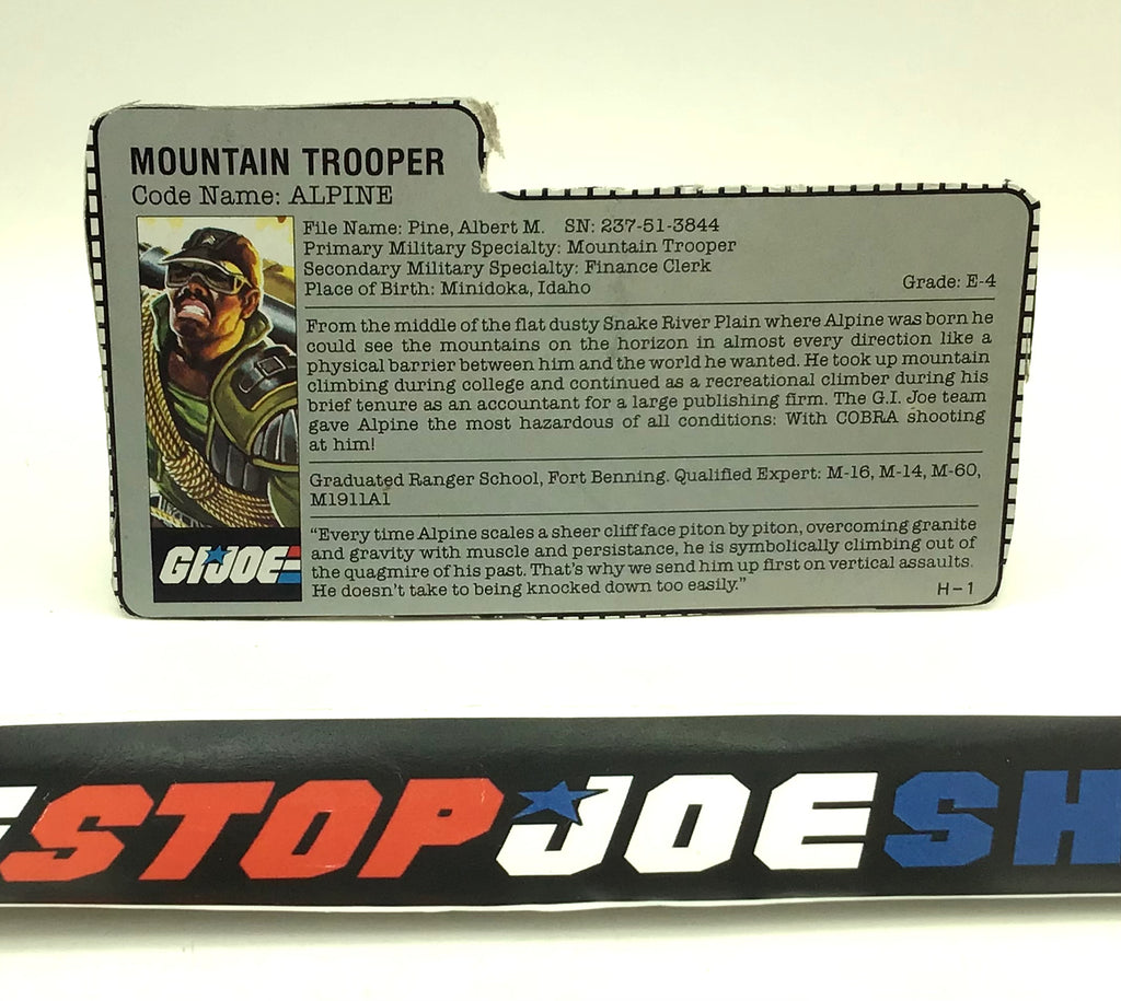 1985 VINTAGE ARAH ALPINE V1 BODY TRANSFER OFFER FILE CARD (a)