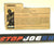 1982 VINTAGE ARAH G.I. JOE SNAKE EYES V1 FILE CARD (a)