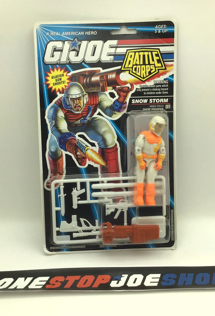 1993 VINTAGE ARAH G.I. JOE SNOW STORM V1 HIGH TECH SNOW TROOPER NEW SEALED