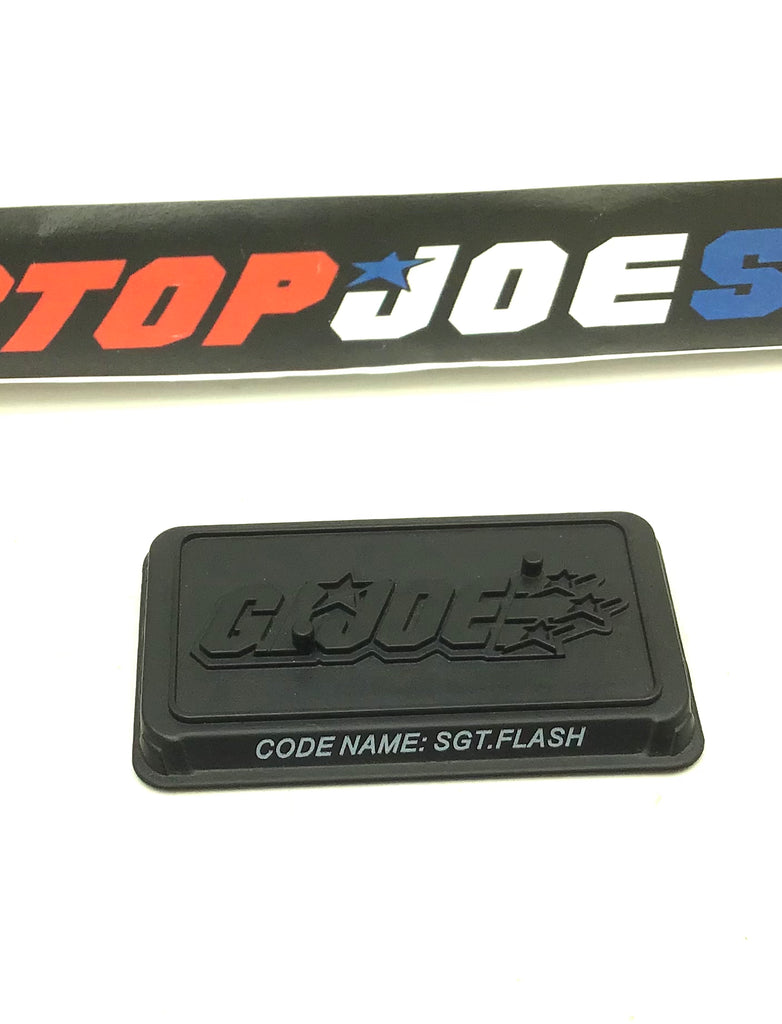 2008 25TH ANNIVERSARY SGT. FLASH V2 TWO PEG FIGURE STAND ACCESSORY