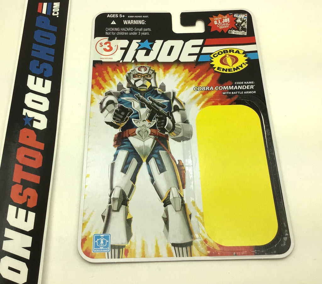 2008 25TH ANNIVERSARY COBRA COMMANDER V28 FULL FILE CARD