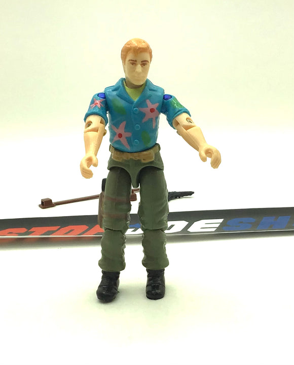 1992 FUNSKOOL RUSSIA G.I. JOE CHUCKLES UNDERCOVER AGENT LOOSE 100% COMPLETE + FULL CARD