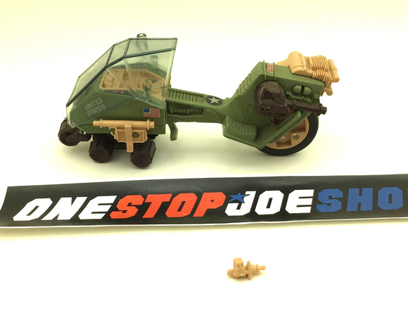 1986 VINTAGE ARAH G.I. JOE LCV L.C.V. LOW CRAWL VEHICLE RECON SLED LOOSE 100% COMPLETE (c)